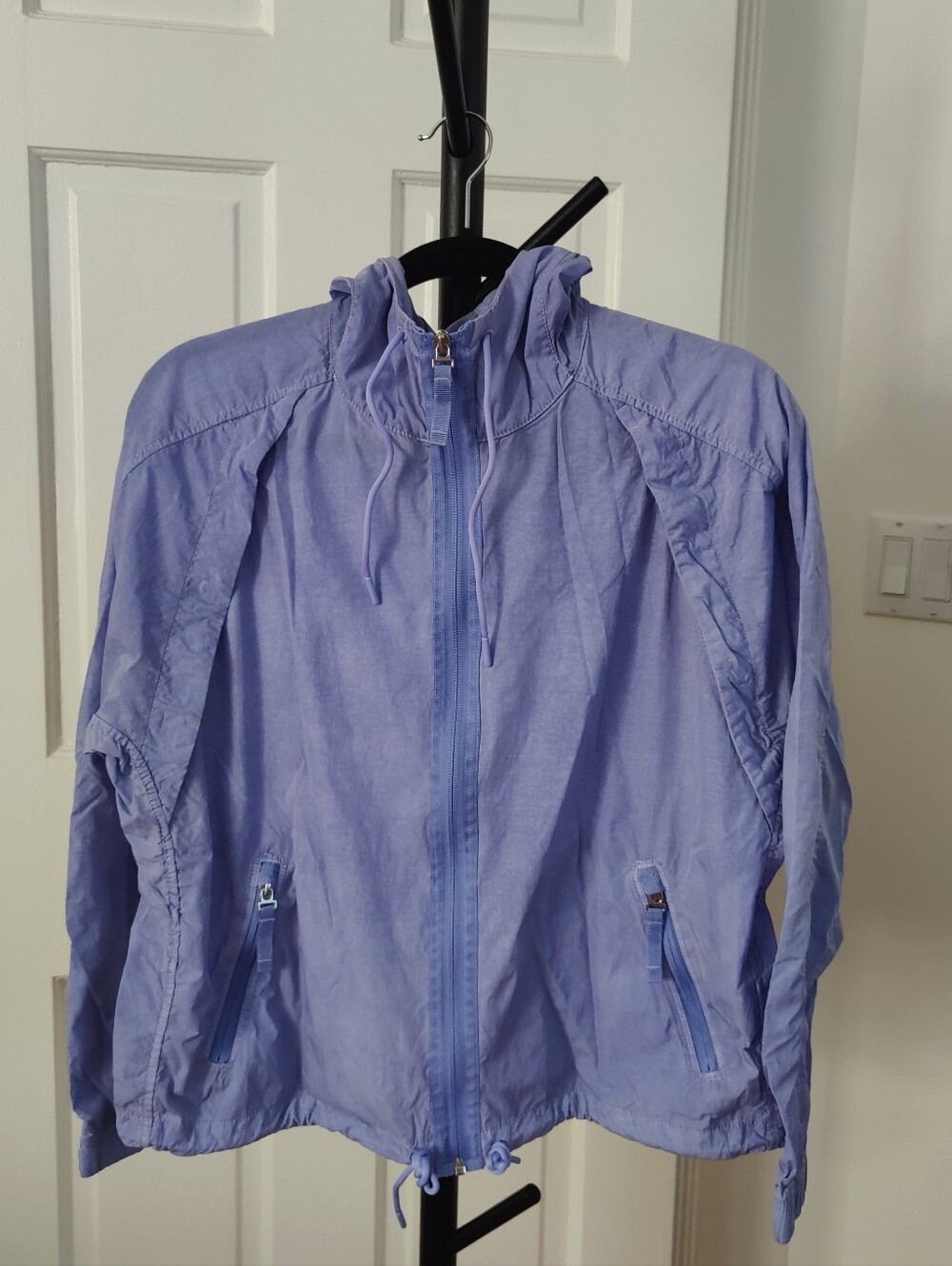 Athleta | XS | Periwinkle Expedition Hike Shell, Hooded Jacket